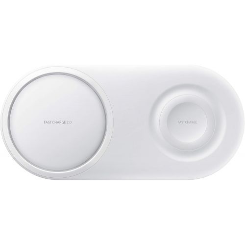 삼성 Samsung Wireless Charger DUO Pad, Fast Charge 2.0 (US Version with Warranty) - White