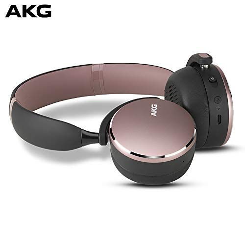 삼성 SAMSUNG AKG Y500 On-Ear Foldable Wireless Bluetooth Headphones - Pink (US Version)