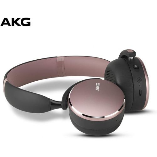 삼성 SAMSUNG AKG Y500 On-Ear Foldable Wireless Bluetooth Headphones - Pink (US Version)