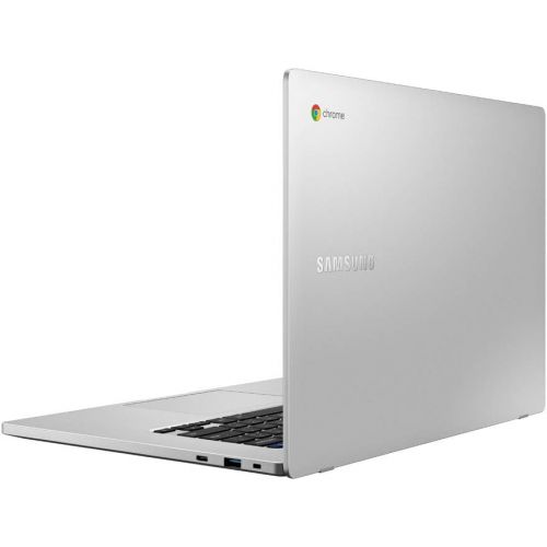 삼성 SAMSUNG XE350XBA-K01US Chromebook 4 + Chrome OS 15.6 Full HD Intel Celeron Processor N4000 4GB RAM 32Gb?Emmc Gigabit Wi-Fi, Silver