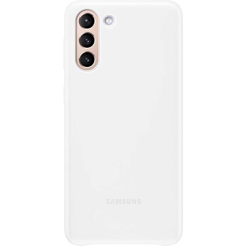 삼성 Samsung Galaxy S21+ Case, Protective Smart LED Back Cover - White (US Version)