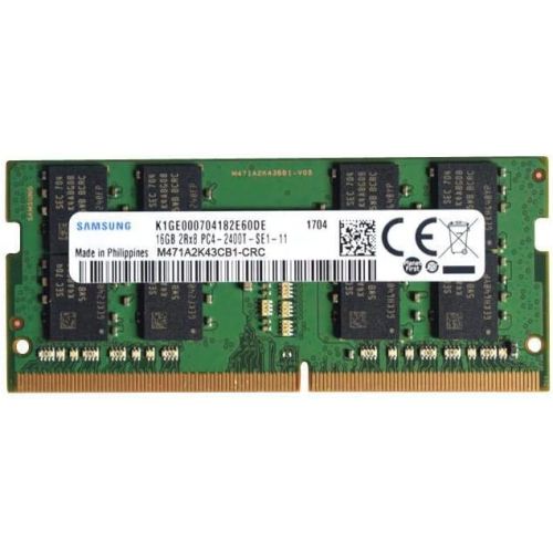 삼성 Samsung 16GB DDR4 PC4-19200, 2400MHz, 260 PIN SODIMM, CL 17, 1.2V, ram Memory Module, M471A2K43CB1-CRC