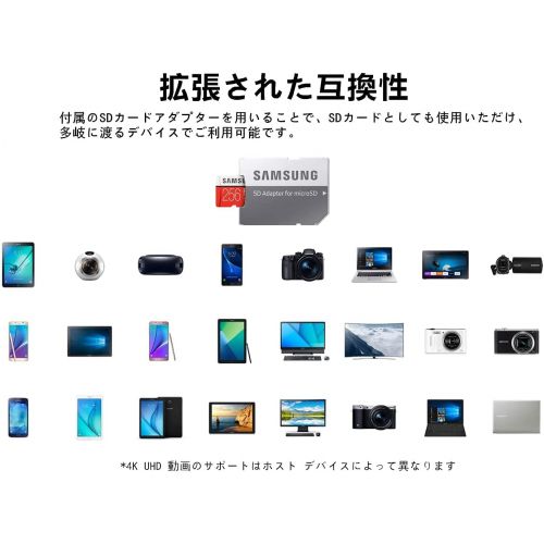 삼성 Samsung 256GB 95MB/s MicroSDXC EVO Select Memory Card with Adapter (MB-ME256DA/AM)