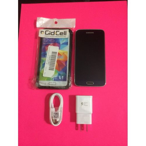 삼성 Samsung Galaxy S5 G900A 16GB Factory Unlocked Cellphone, Retail Packaging - Black