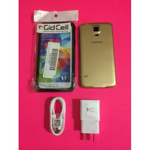 삼성 Samsung Galaxy S5 G900A 16GB Factory Unlocked Cellphone, Retail Packaging - Black