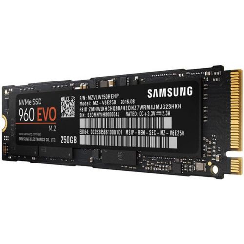 삼성 Samsung 960 EVO Series - 250GB PCIe NVMe - M.2 Internal SSD (MZ-V6E250BW)