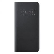 Samsung Galaxy S21 Official LED Flip Cover Case (Black)