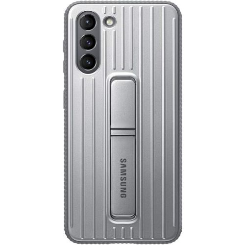 삼성 Samsung Galaxy S21 Official Rugged Protective Case (Silver, S21)