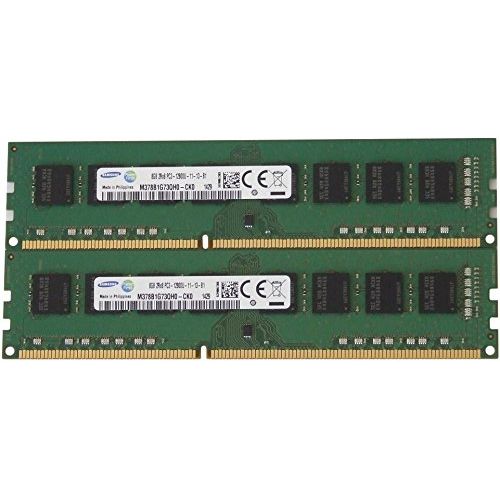 삼성 Samsung Original 16GB, (2 x 8GB) 240-pin DIMM, DDR3 PC3-12800, Desktop Memory Module