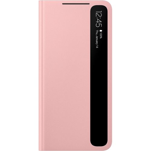 삼성 Samsung Galaxy S21 Official Clear View Cover Pink