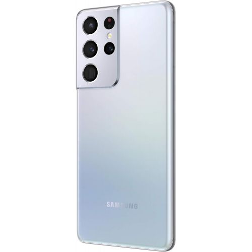 삼성 SAMSUNG Galaxy S21 Ultra 5G Factory Unlocked Android Cell Phone 128GB US Version Smartphone Pro-Grade Camera 8K Video 108MP High Res, Phantom Silver