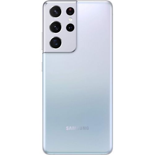 삼성 SAMSUNG Galaxy S21 Ultra 5G Factory Unlocked Android Cell Phone 128GB US Version Smartphone Pro-Grade Camera 8K Video 108MP High Res, Phantom Silver