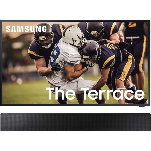 삼성 Samsung QN55LST7TA The Terrace 55 Outdoor-Optimized QLED 4K UHD Smart TV with a Samsung HW-LST70T 3.0 Channel The Terrace Soundbar with Dolby 5.1 Ch (2020)