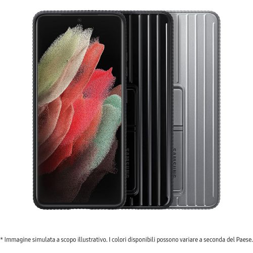 삼성 Samsung Galaxy S21 Ultra Official Rugged Protective Case (Silver, S21 Ultra)