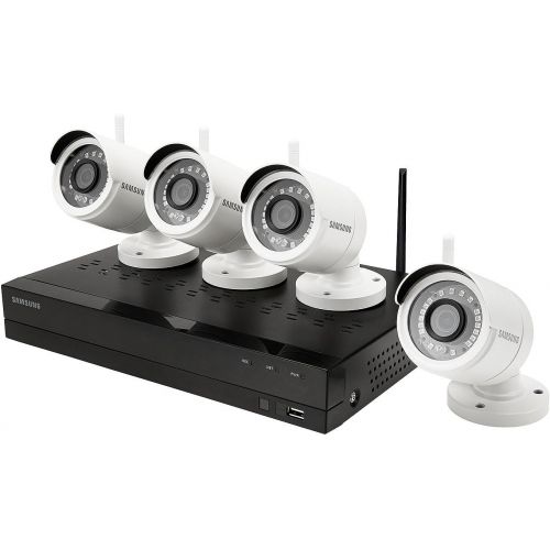 삼성 Samsung SNK-B73040BWN AIO Kit 4x4 Wi-Fi 1080P Camera, Black