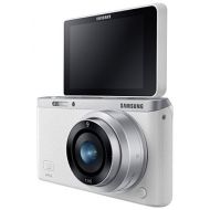 Samsung Electronics NX Mini EV-NXF1ZZB1HUS Wireless Smart 20.5MP Compact System Camera with 2.96-Inch LCD and 9mm f3.5 ED (White)