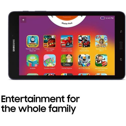 삼성 Samsung Galaxy Tab A 8.0 (16GB + 16GB MicroSD) WiFi Tablet SM-T380NZMXAR - US Warranty (Black)