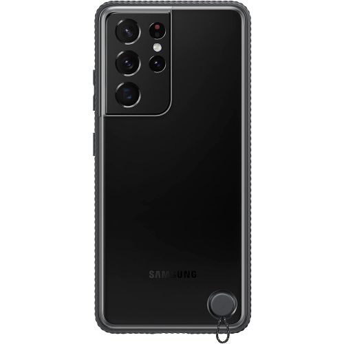 삼성 Samsung Galaxy S21 Ultra Official Clear Protective Cover (Black, S21 Ultra)