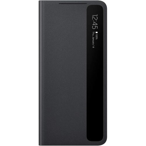 삼성 SAMSUNG Galaxy S21 Ultra Official S-View Cover (Black, S21 Ultra)