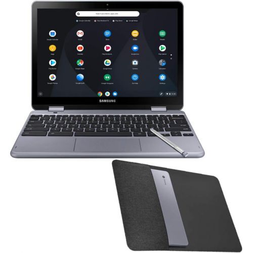 삼성 Samsung 12.2’’ 2-in-1 Chromebook Touchscreen FHD (1920x1200) Laptop/Tablet, Intel Celeron 3965Y Processor, 4GB RAM, 64GB Memory, WiFi, Bluetooth, Webcam, Google Chrome OS w/ Digita