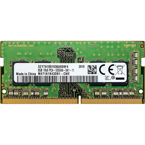 삼성 Samsung 8GB DDR4 3200MHz SODIMM PC4-25600 CL22 1Rx8 1.2V 260-Pin SO-DIMM Laptop Notebook RAM Memory Module M471A1K43DB1-CWE