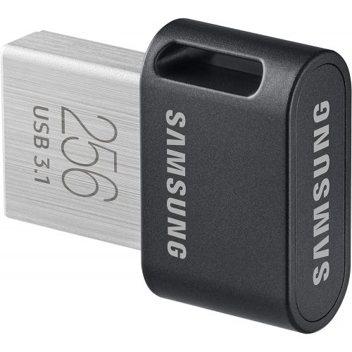 삼성 SAMSUNG MUF-256AB/AM FIT Plus 256GB - 400MB/s USB 3.1 Flash Drive, Gunmetal Gray