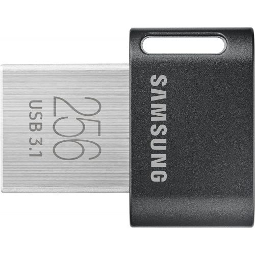 삼성 SAMSUNG MUF-256AB/AM FIT Plus 256GB - 400MB/s USB 3.1 Flash Drive, Gunmetal Gray