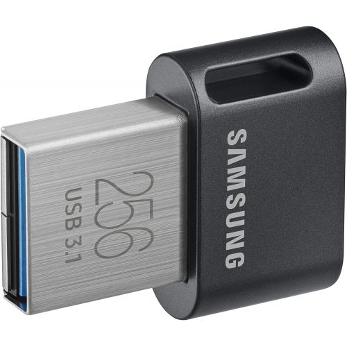 삼성 SAMSUNG MUF-256AB/AM FIT Plus 256GB - 400MB/s USB 3.1 Flash Drive, Gunmetal Gray