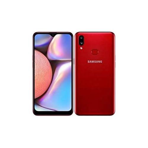 삼성 Samsung Galaxy A10s (32GB, 2GB RAM) A107F/DS Dual SIM, GSM Factory Unlocked, International Model - (Red, 32GB + 64GB SD Bundle)