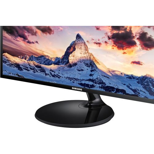 삼성 SAMSUNG 27 FHD Flat Monitor with Super-Slim Design - LS27F354FHNXZA, Black