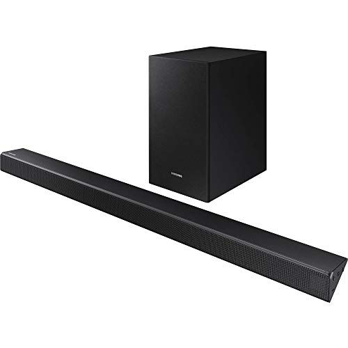 삼성 Samsung 2.1 Soundbar HW-R450 with Wireless Subwoofer, Bluetooth Compatible, Smart Sound Mode, Game Mode, 200-Watts