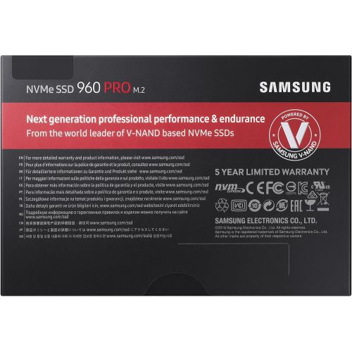 삼성 Samsung 960 PRO NVMe M.2 512GB SSD (MZ-V6P512BW)