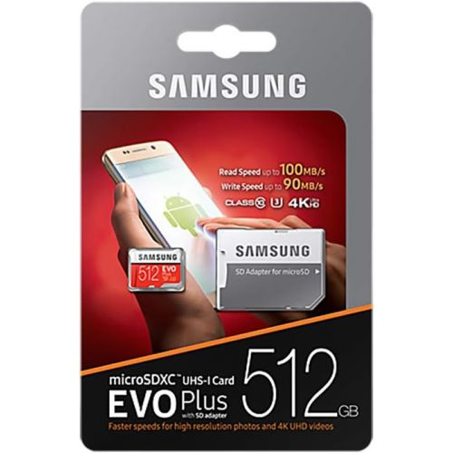 삼성 Samsung EVO Plus Class 10 Micro SDXC with Adapter, 512GB (MB-MC512GA)