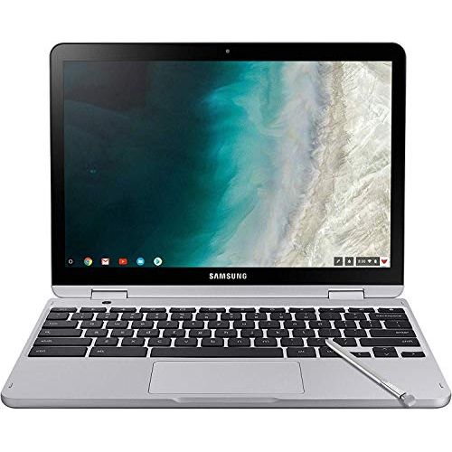 삼성 Samsung - Plus 2-in-1 12.2 Touch-Screen Chromebook - Intel Celeron - 4GB Memory - 32GB eMMC Flash Memory - Stealth Silver