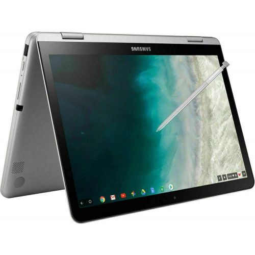 삼성 Samsung - Plus 2-in-1 12.2 Touch-Screen Chromebook - Intel Celeron - 4GB Memory - 32GB eMMC Flash Memory - Stealth Silver