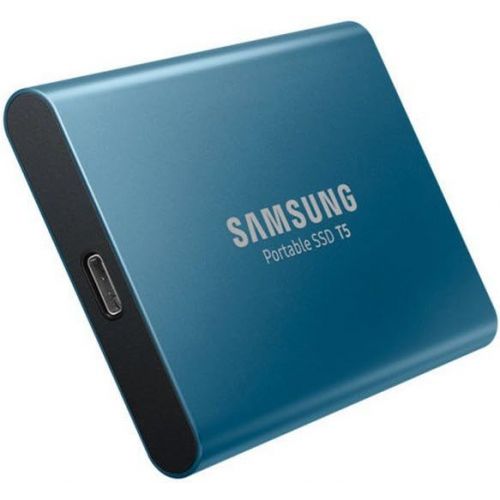 삼성 Samsung T5 500GB USB 3.1 Pocket Size Portable External SSD (Blue)