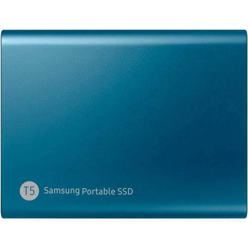 삼성 Samsung T5 500GB USB 3.1 Pocket Size Portable External SSD (Blue)