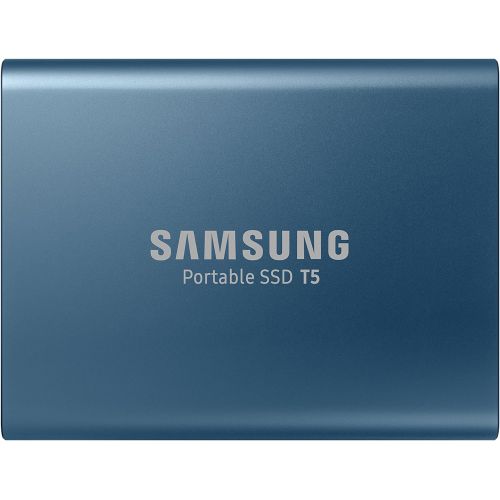 삼성 Samsung T5 500GB USB 3.1 Pocket Size Portable External SSD (Blue)