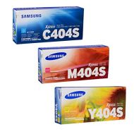 Samsung CLT-C404S, CLT-M404S, CLT-Y404S Toner Cartridge Set Cyan, Magental Yellow - 1 Each in Retail Packing