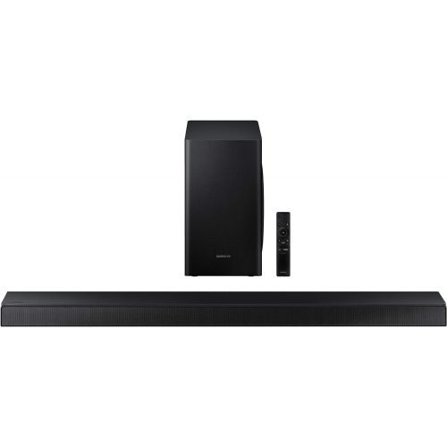 삼성 Samsung QN75Q60AA 75 QLED Q60 Series 4K Smart TV Titan Gray with a Samsung HW-T650 Bluetooth Soundbar with Dolby Audio Wireless Subwoofer (2021)