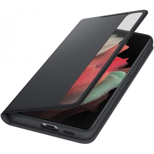 삼성 Samsung Galaxy S21 Ultra S-View Flip Case with S-Pen Bundle - Black (International Version)