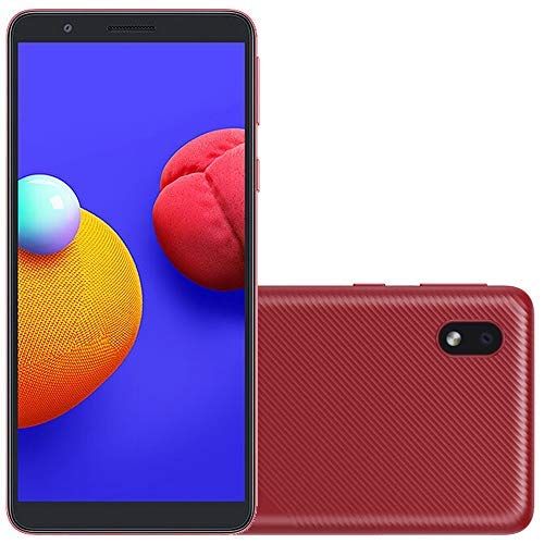 삼성 Samsung Galaxy A01 Core A013M/DS, 4G LTE, International Version (No US Warranty), 16GB, Red - GSM Unlocked (T-Mobile, AT&T, Metro, Straight Talk) - 64GB SD Bundle