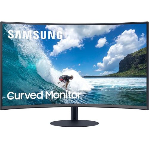 삼성 SAMSUNG 32-inch T55 Series - 1000R Curved Monitor: 75Hz, 4ms, 1080p (LC32T550FDNXZA)