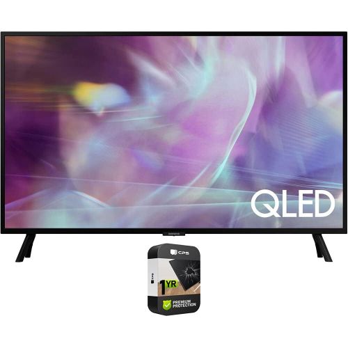 삼성 Samsung QN75Q60AAFXZA 75 Inch QLED 4K UHD Smart TV 2021 Bundle with Premium 1 YR CPS Enhanced Protection Pack