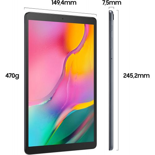 삼성 Samsung Galaxy Tab A (2019,4G/LTE) SM-T515 32GB 10.1 Factory Unlocked Wi-Fi + 4G/LTE Tablet - International Version, No Warranty (Black)