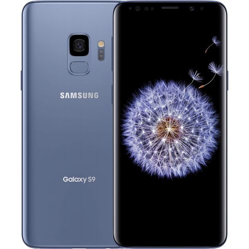 삼성 SAMSUNG Galaxy S9 Factory Unlocked Smartphone 64GB - Coral Blue - US Version [SM-G960UZBAXAA]