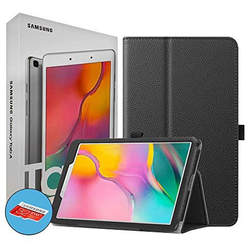 삼성 Samsung Galaxy T290 Tab A 8-Inch 32 GB WiFi Android 9.0 Touchscreen Tablet Silver (2019) International Version Bundle - Case, Screen Protector, Stylus, 32GB microSD Card & Mobile D