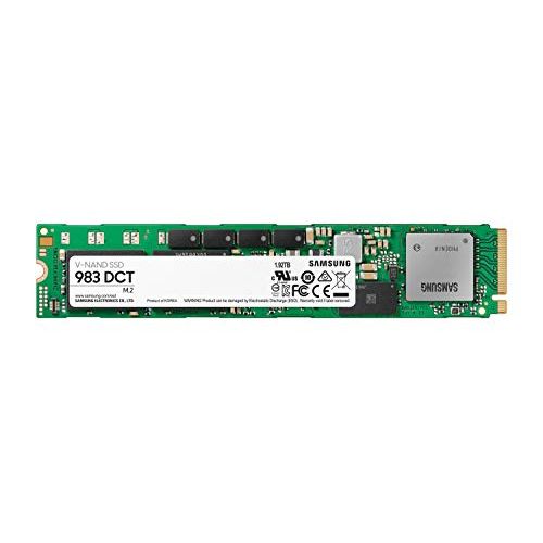 삼성 Samsung 983 DCT Series SSD 1.92TB - M.2 NVMe Interface Internal Solid State Drive with V-NAND Technology for Business (MZ-1LB1T9NE), Green
