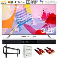 SAMSUNG QN55Q60TA 55 Q60T QLED 4K UHD Smart TV (2020) with Deco Gear Soundbar Bundle