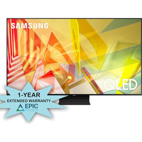 삼성 Samsung QN65Q90TA 65 4K Ultra High Definition Smart QLED TV with an Additional 1 Year Coverage by Epic Protect (2020)